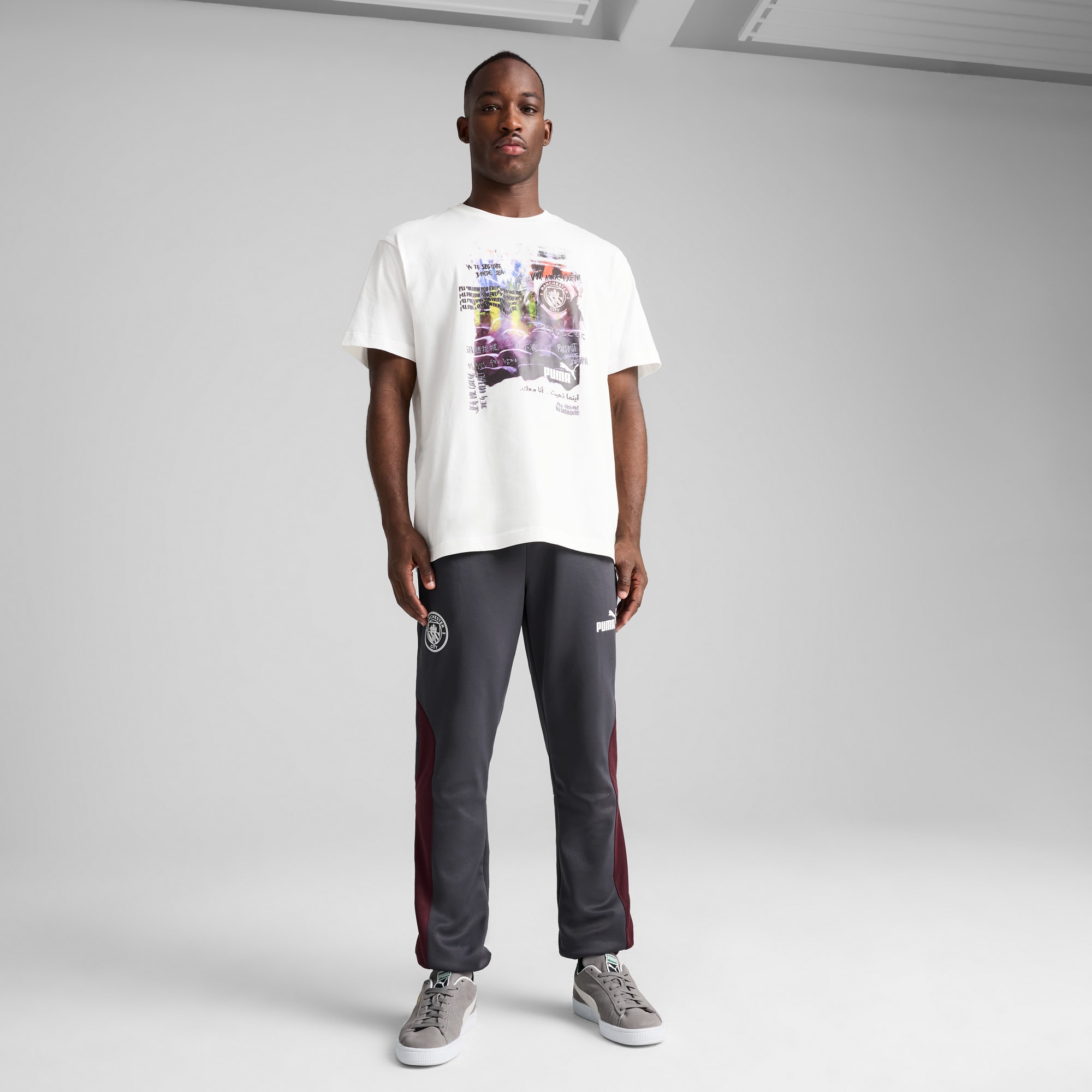 マンチェスター シティ PUMA FtblStatement Tシャツ - ブルー